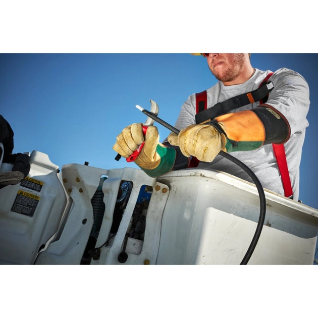 Ніж монтажний Milwaukee будівельний з фіксованим загнутим лезом, для кабелю (4932464829) - picture 5