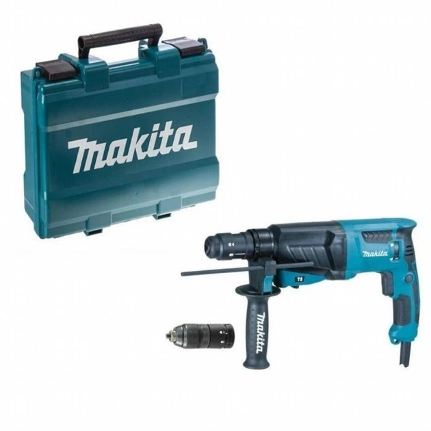 Перфоратор Makita HR2630T, SDS-Plus 26мм со сменным патроном, 800Вт, 2,4Дж (HR2630T) - зображення 3