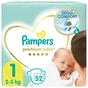 Підгузки Pampers Premium Care Newborn Розмір 1 (2-5 кг) 52 шт (8001841104751) - зменшене зображення 1