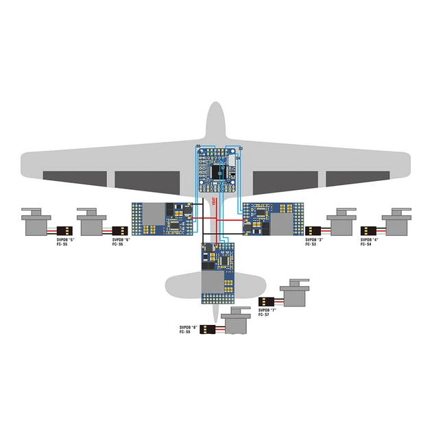 Плата розподілу живлення (PDB) MATEK SVPDB-12S (SVPDB12S) - зображення 4