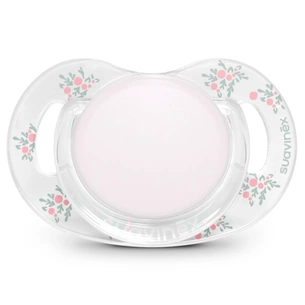 Пустушка Suavinex Poetry фізіологічна, 0-6 місяців, світло-рожева з малюнком (308929) зображення 1