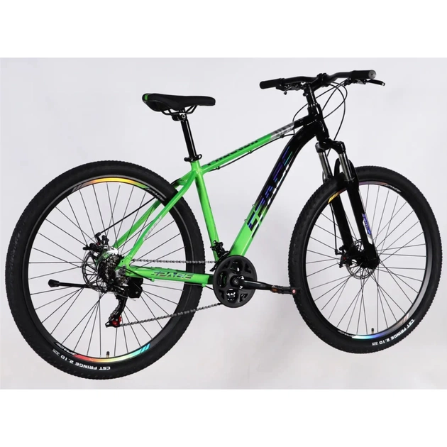 Велосипед Space 29" PHAETON DD FR рама-18" AL 2026 зелено-чорний (OPS-SP-29-182) - изображение 3