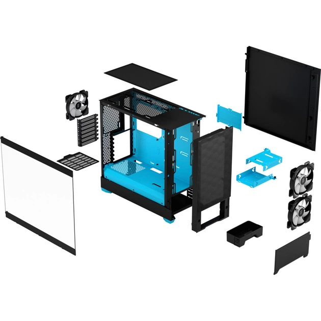 Корпус для ПК Fractal Design Pop Air RGB Cyan Core TG (FD-C-POR1A-02) - picture 12