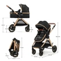 Коляска Kinderkraft 3 в 1 Esme Pro Pure Black (KSESME00BLK300N) (5902533929351) - уменьшенное изображение 2