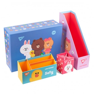 Настільний набір Yes Line Friends картонний, 4 предмети (450104) зображення 1