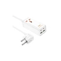 Сетевой фильтр питания HOCO AC10A, 1 роз, 2 USB, 2 USB-C, 65W, 1,5м, White (HOCO AC10A/W) - уменьшенное изображение 1