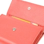 Гаманець Canpellini З натуральної шкіри флотар Кораловий (21595) - зменшене зображення 5