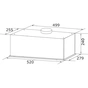 Витяжка кухонна GRANADO Palamos 2613-700 Inox (GCH576377) - зменшене зображення 10