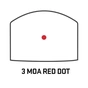 Коліматорний приціл Sig Sauer ROMEO-X PRO FOOTPRINT, OPEN, 3 MOA RED DOT, BLACK (SORX1030) - зменшене зображення 7