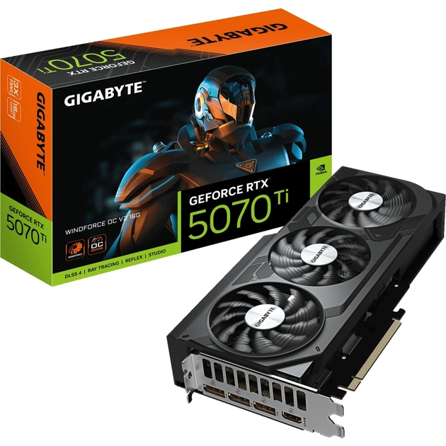 Відеокарта GIGABYTE GeForce RTX5070 Ti 16GB WINDFORCE OC V2 (GV-N507TWF3OCV2-16GD) - picture 10