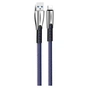 Дата кабель USB 2.0 AM to Lightning 1.0m zinc alloy blue ColorWay (CW-CBUL010-BL) - зменшене зображення 2