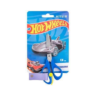 Ножиці Kite дитячі з пружиною Hot Wheels 13 см (HW23-129) изображение 1