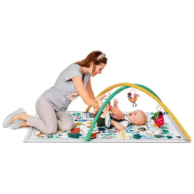 Дитячий килимок Kinderkraft намет 3 в 1 Little Gardener (5902533918171) - picture 7