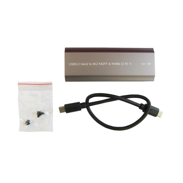 Кишеня зовнішня Dynamode M.2 SSD NVMe/SATA combo USB3.2 GEN2 USB-C (DM-CAD-SSD05) - picture 6