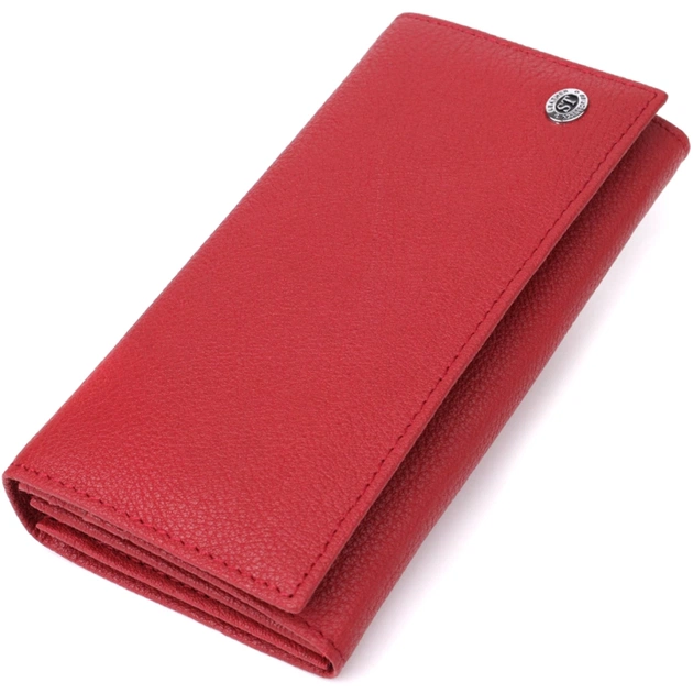 Гаманець ST Leather З натуральної шкіри Червоний (23087) - зображення 1