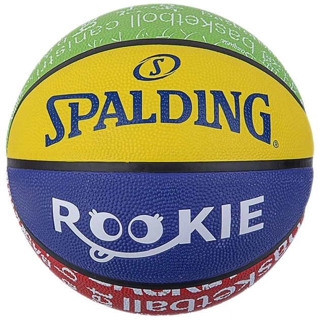 М'яч баскетбольний Spalding Rookie Gear мультиколор Уні 5 84368Z (689344406817) - изображение 1