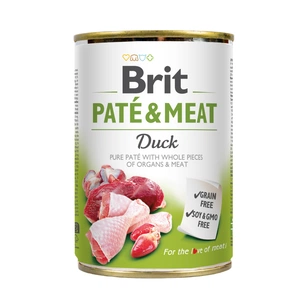 Вологий корм для собак Brit Care Pate and Meat для дорослих собак з качкою (8595602557424) зображення 1
