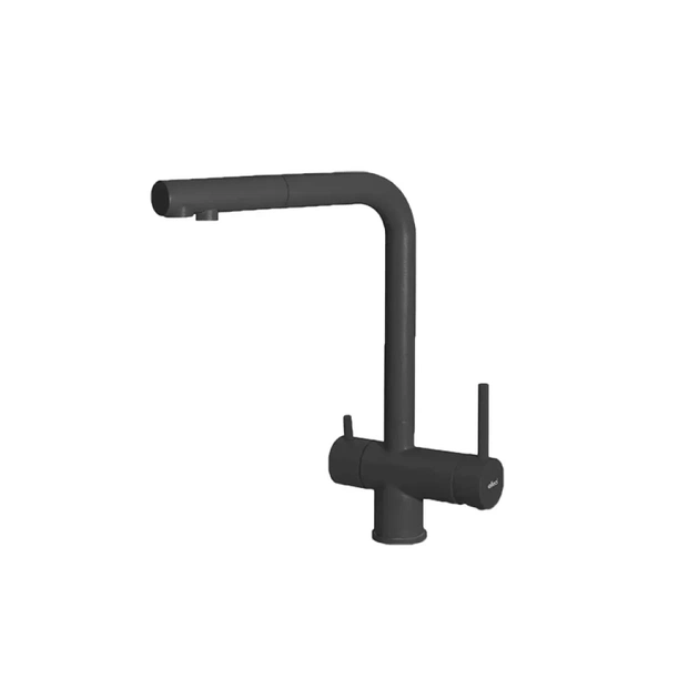 Змішувач Elleci Tourmaline Plus Pure nero 40 - зображення 1