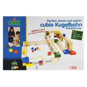 Конструктор Nic cubio дерев'яний Кулькова дорога Розширений набір (NIC2182) зображення 1