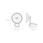 Універсальний автотримач Baseus Big Energy Car Mount Wireless Charger (WXJN-01) - зменшене зображення 9