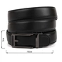 Ремінь Vintage Чоловічий Чорний (20218) - зменшене зображення 3