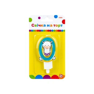 Свічка Maxi Llama "0" висотою 7,62 см (MX622068-0) picture 1