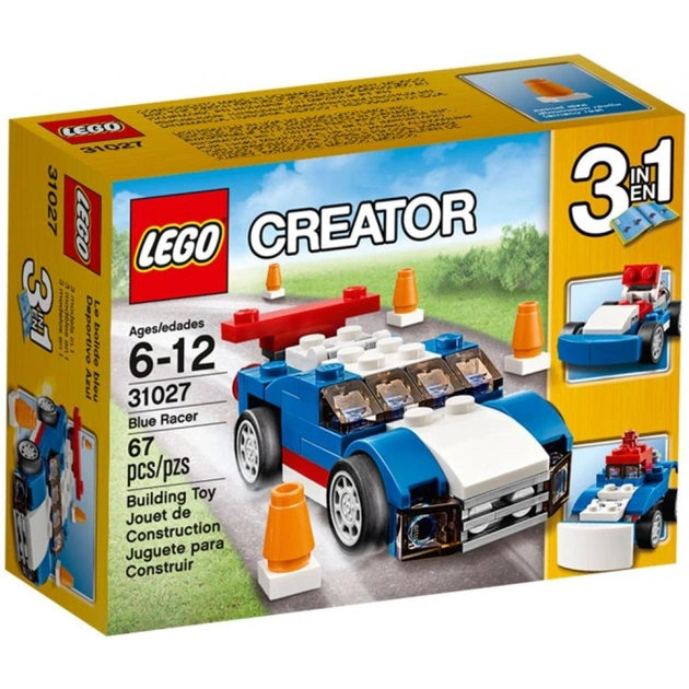Конструктор LEGO Creator Синій гоночний автомобіль (31027) - изображение 1