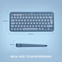 Клавіатура Logitech K380 for MAC Multi-Device Bluetooth UA Blueberry (920-011180) - зменшене зображення 8
