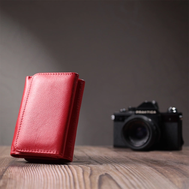 Портмоне ST Leather Из натуральной кожи Красное (22727) - изображение 11