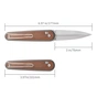 Нож SRM Twin, Brown Micarta, Stonewash (251MB-MN) - уменьшенное изображение 10