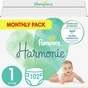 Підгузки Pampers Harmonie Newborn Розмір 1 (2-5 кг) 102 шт (8006540156353) - зменшене зображення 1