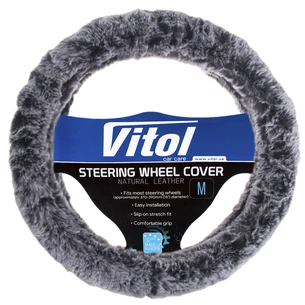 Чехол на руль VITOL M тсір (VLOD-F101 WH/D.GY M) изображение 1