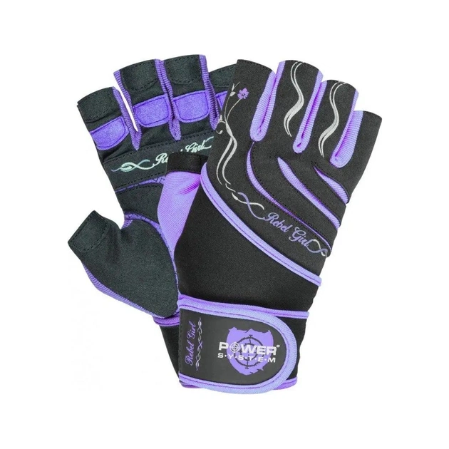 Рукавички для фітнесу Power System PS-2720 Rebel Girl Purple XS (PS-2720_XS_Purple) - изображение 1