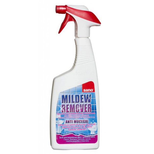 Спрей для чистки ванн Sano Mildew Remover для удаления плесени 750 мл (7290000293561) - изображение 1