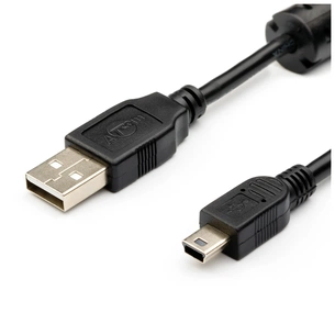 Дата кабель USB 2.0 AM to Mini 5P 0.8m Atcom (3793) зображення 1