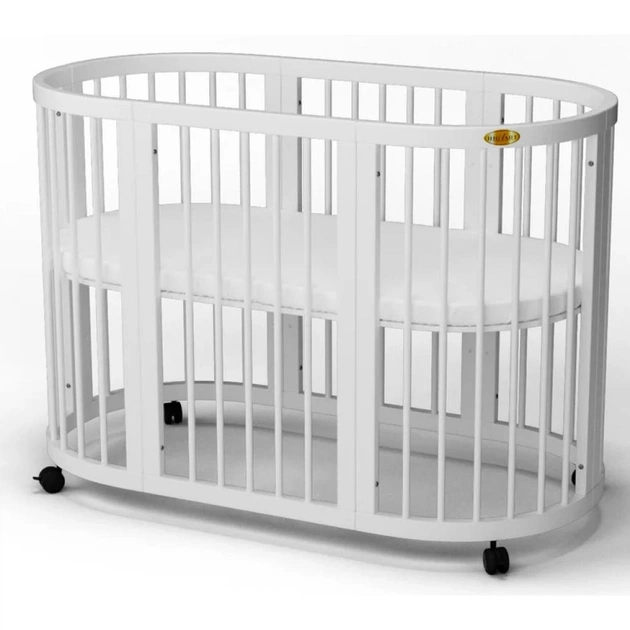 Ліжечко Ingvart SMART BED OVAL венге (1601401) - зображення 1