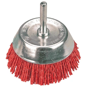 Щітка для електроінструменту Verto на дриль, щітка чашкова 65 мм, з хвостовиком (62H708) зображення 1