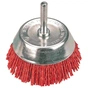 Щітка для електроінструменту Verto на дриль, щітка чашкова 65 мм, з хвостовиком (62H708) - зменшене зображення 1