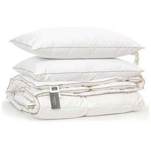 Ковдра MirSon набір пуховий Raffaello White Демі №2001 200x220 (2200001769175) зображення 1