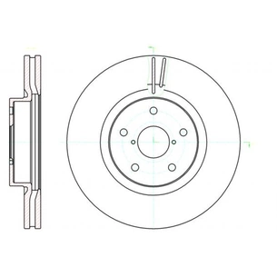 Гальмівний диск REMSA 61041.10 зображення 1
