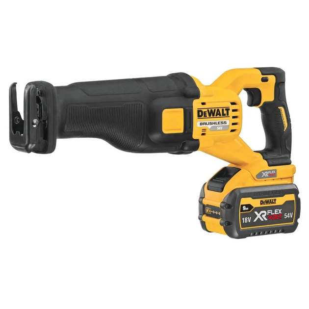 Шабельна пила DeWALT 54В XR FLEXVOLT Li-lon 3 Аг, 0 - 3000 хід/хв, 3.54 кг, кейс TSTAK (DCS389X2) - зображення 1
