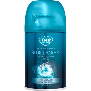 Освіжувач повітря iFresh Premium Aroma Blue Lagoon Змінний балон 250 мл (4820268100122) зображення 1