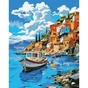 Картина по номерам Santi Човен біля берега 40*50 см (954754) - зменшене зображення 1