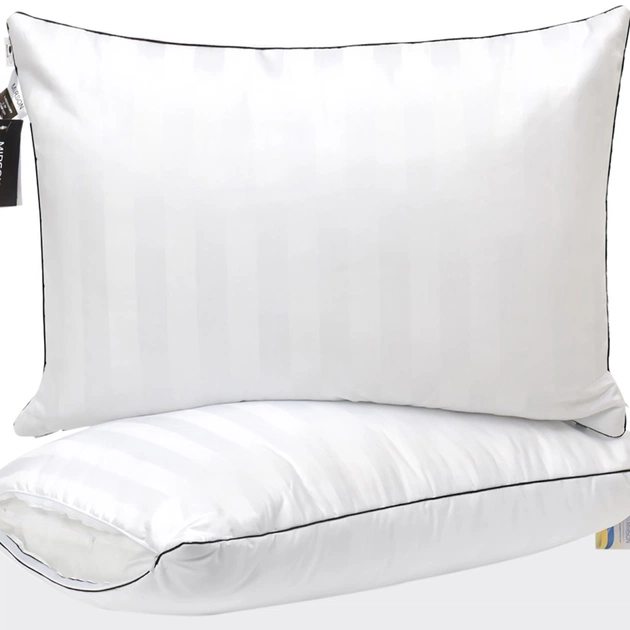 Подушка MirSon 1278 Royal Pearl Hand Made з евкаліптом М'яка 40х40 см (2200003276350) - зображення 1