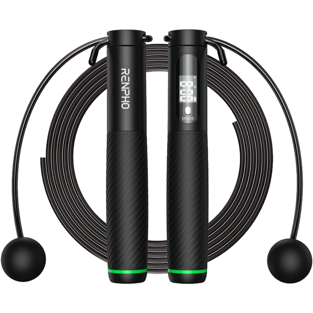 Розумна скакалка RENPHO Jump Black (R-Q008-BK) - зображення 1