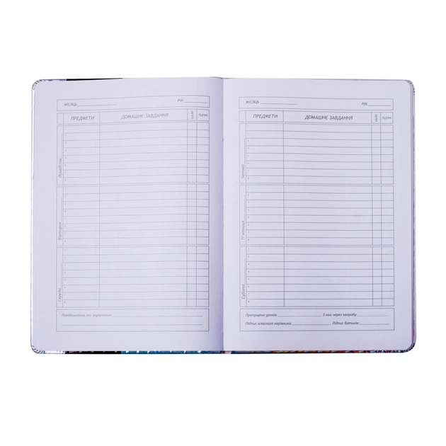 Щоденник шкільний ZiBi В5 48 аркушів тверда обкладинка зі штучної шкіри з поролоном Silver (ZB.13214-24) - picture 5