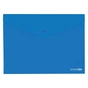 Папка - конверт Economix А5 180 мкм прозора, фактура "глянець", синя (E31316-02) - зменшене зображення 1