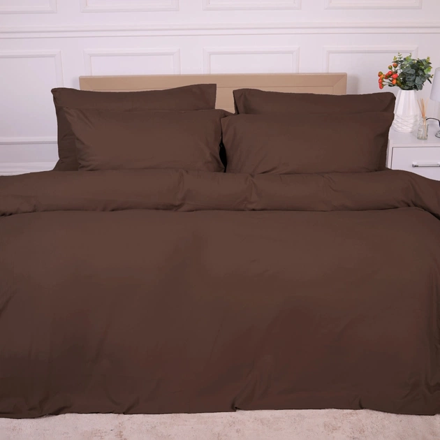 Постельное белье MirSon 003 Brown Фланель 220х240 King Size (2200009648724) - изображение 7