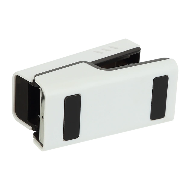 Степлер Buromax пластиковий МІНІ, 20 аркушів, (скоби №24; 26), 67,4 х 32,2 х 43,1 мм, білий (BM.4218-12) - picture 4