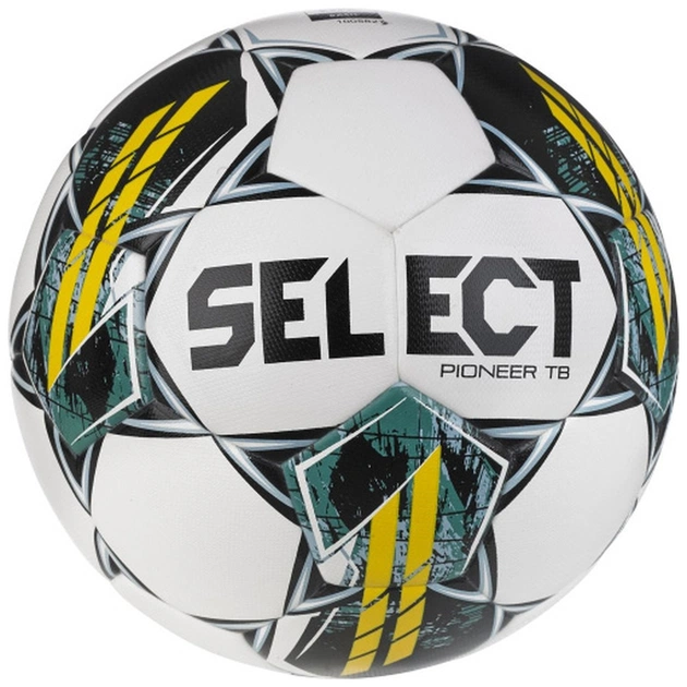 Мяч футбольный Select Pioneer TB FIFA v23 біло-жовтий Уні 4 (5703543317202) - изображение 1